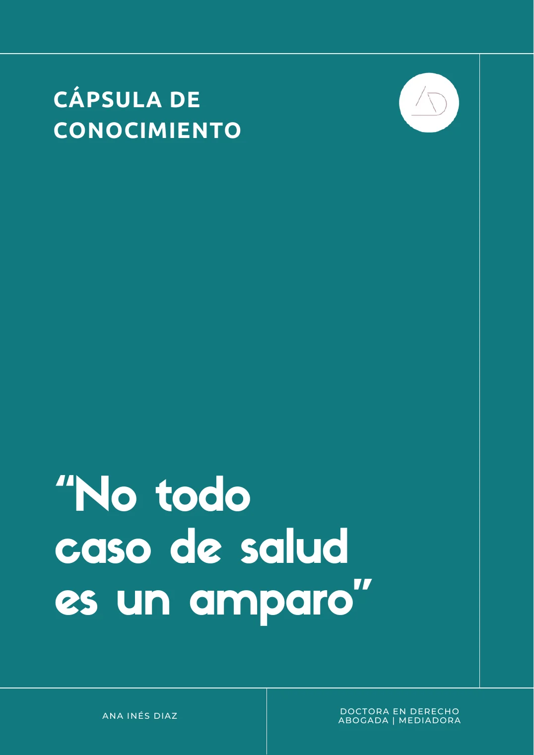 Cápsula de conocimiento: tapa interior